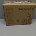 MAGCOLOR 5-Tier Kitchen Corner Shelf Rack, Free Standing Pot Rack for Organizer Stainless Steel Cookware Stand