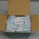 JOLLY PARTY 100 Pack 3ml Syringes with Caps, Mini 3cc Syringe Needleless, Small Oral Syringe with Tip Cap Individually Wrapped for Scientific Labs, Liquid Measuring, Pet Feeding, Oil & Glue Dispenser