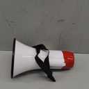 30 Watt Megaphone Bullhorn With Siren & Music, Lightweight Mini Bull Horn With Loud Speaker & Volume Control, 800 Yard Voice Range Mega Phone, Cheering Gifts for Kids & Adults Ages 14 15 16+ Years Old