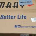 Pamray 43 Inch L Shaped Computer Desk with Reversible Side Storage Shelves, Small Corner Desk for Small Space Home Office,Writing Study Table PC Desk for Bedroom,Vintage