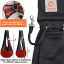 Tomkas Small Dog Sling Carrier - Classic Pocket & Classic Strap - Wrap Carrier - for 3-10 lbs Pets(Black) Medium 