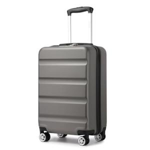Kono Carry On Luggage 22x14x9 Airline Approved Lightweight Small Travel Suitcase with Spinner Wheels Hard Shell TSA Carry-On Grey
