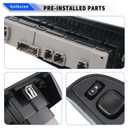 15883318 Front Driver Side Door Lock Switch Master Power Window Switch & Black Bezel Assembly Fit for Chevy Silverado Avalanche Suburban Tahoe 2003-2006,GMC Sierra Yukon & Cadillac Escalade Hummer H2