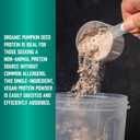 NOW Foods Sports Nutrition, Organic Pumpkin Seed Protein Powder With 10g of Protein, Certified Non-GMO, Unflavored, 1-Pound (EXP 04/29/26)