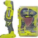 Ryobi 18-Volt Cordless Multi-Tool with 16-Piece Oscillating Multi-Tool Blade Accessory Set  PCL430 + A241601
