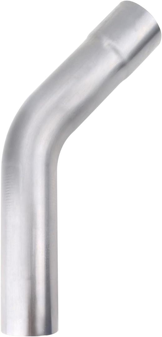 A-KARCK Exhaust 45 Degree Tube 3.5" OD, Mild Steel Exhaust Pipe Mandrel Bend, Custom Your Own Exhaust System