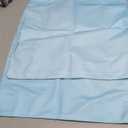iMaylex Soft 100% Egyptian Cotton Zipper Closure Pillowcases, Cozy and Lightweight Pillow Case, Set of 2, Light Blue, Standard, 20" x 26"