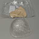 Mastectomy Breast Prosthesis for Swimming,Waterproof Swim Breast Form for Mastectomy Women Concave Bra Pad Inserts(1 Piece) (4#(260g/A+ Cup), Transparent)
