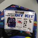 DIY KIT Reboot Backpack 16.5"H x 12.5"W x 5.5"D, 2 Sheets Of Write & Wipe Stickers, 2 Chalk Markers