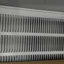 HVAC Premium 16 x 18 Duct Opening Steel Return Air Filter Grille, for 1-inch Filter, Removable Door, Flat Stamped HVAC Vent Cover Grille, Outer Dimensions 18.5 x 20.5