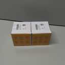 2 x Interactive Cat Toys for Indoor Cats,Rechargeable Automatic Concealed Cat Feather Teaser,Motion Activated Enrichment Toys for Indoor Bored Adult Cats(Color) (White)