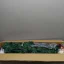 7ft Per-Lit Artificial Christmas Tree with 400 Warm White Lights, Premium Full Hinged Prelight Christmas Tree with 1072 Steel Branch Tips, Green Xmas Tree for Easy Holiday Setup,Foldable Base