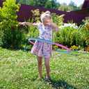 Liberry Kids Exercise Hoop, Detachable & Size Adjustable Toy Hoop, Professional Hoola Rings, Sport Gift in Blue, Pink