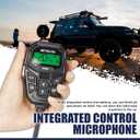 Retevis RA86 GMRS Mobile Radio - Update Chirp, GMRS Radio with Gain Antenna & Cigarette Lighter Plug, Repeater Channels Long Range Two Way Radio, NOAA Alert, Dual Speakers for Offroad, Jeep, Truck, RV