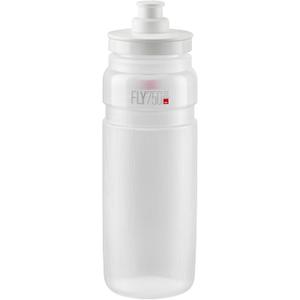 ELITE Fly Tex Cycling Water Bottle 750ml Clear Ultra-Lightweight, BPA-Free,Easy-Squeeze Sports Bottle for Road, MTB & Gravel