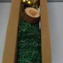 23-Inch Mini Tabletop Christmas Tree with Lights, Star Topper and Hanging Ornaments, Decorated Small Christmas Tree for Desk, Home or Office Holiday Dcor