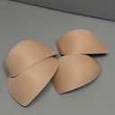 Super Thick Bra Pads Inserts for Push Up, 2 Pairs Breast Enhancers Sport Padding Add 1-2 Cups for Women Swimsuits