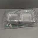 Axe Sickle 50 Count Clear Plastic Hinged Take Out Containers Clamshell Takeout Tray Food Clamshell Containers Outside Diameter for Dessert, Snacksetc, Cakes Slice, Cookies, Salads