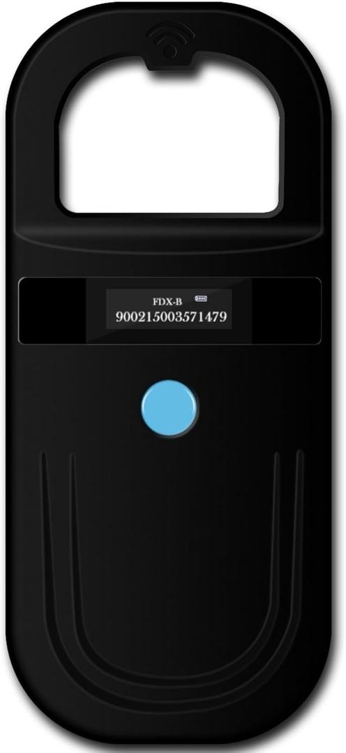 Smoostart Microchip Scanner, 1000 Records Increased Huge Data Storage Upload to PC, Scanning Distance and Speed Increase, Only Compatible with FDX-B/EMID (15/10) Digits Microchips