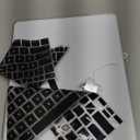 LanBaiLan Compatible for New MacBook Air 13 inch 2020 2019 2018 Release A2337 M1 A2179 A1932 Retina Display with Touch ID, Laptop Plastic Hard Protective Case & Keyboard Cover, Matcha Green Marble