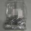 mDesign Plastic Toothbrush Holder, Storage Organizer Bin for Bathroom Vanity, Drawer, Cabinet, Closet - Holds Electric Spin Toothbrush, Toothpaste, Dental Floss Picks, Teeth Whitening Strips - Clear