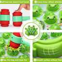 HopeRock Toys for 2 3 4 5 Year Old Boy,Toddler Toys Age 2-4, Whack A Frog Game,with 5 Modes,45 Levels,9 Music Spray and Light-up, Baby Toy Gifts for Early Learning, Birthday Gift for Toddler Boy Toys