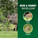 Deer Repellent Outdoor, Rabbits Repellent for Garden, Bunny Repellent, Deer Deterrent for Plants, Keeps Deer & Rabbit Away from Yard, Lasting for 2 Months, Safe for Humans & Pets-8 Pack