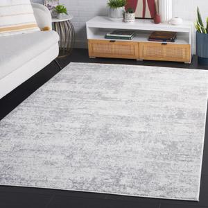 SAFAVIEH Amelia Collection Area Rug - 6' x 9', Ivory & Light Grey, Modern Abstract Design, Non-Shedding & Easy Care, Ideal for High Traffic Areas in Living Room, Bedroom, Dining (ALA700F-6)