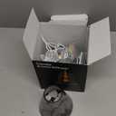 Flame Essential Oil Diffuser, Aromatherapy Diffuser with 7 Colors Firelight, Ultrasonic Cool Mist Mini Flame Humidifier Diffuser with Waterless Auto-Off & Timer for Home Office (Black)