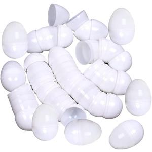 BlueMart 30pcs 2-3/8 inch White Blank Detachable Plastic Eggs DIY Painting Kits Easter Basket Stuffers DIY Easter Eggs B-E-E BlueMart 30pcs 2-3/8 inch White Blank Detachable Plastic Eggs DIY Painting Kits Easter Basket Stuffers DIY Easter Eggs B-E-E