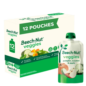 Beech-Nut Baby Food Pouches Variety Pack 12 Pack (BBD 01 APR 2026)