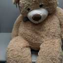 5ft Giant Teddy Bear Large Stuffed Bear for Kids, 59 inch Plush Bear Stuffed Animal Lifesize Bear for Baby Shower Decoration Christmas Valentine's Day for Girlfriend, Cream