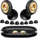 Ear Plugs for Sleeping, 45dB Ultra Soft Silicone Ear Plugs for Noise Reduction, Reusable Noise Cancelling Earplugs, 8-Pairs with Carrying Case for Side Sleep, Concert earplugs, Travel & Swimming