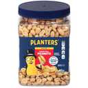 PLANTERS Salted Peanuts Cocktail, Party Snack, Plant-Based Protein, After School Snack, Roasted in Peanut Oil, Salted Nuts, Snacks for Adults, Bulk Nuts, Kosher, 2.19lb Jar (EXP 12/12/26)