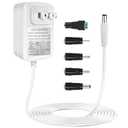 TKDY 24V 1A Power Adapter White, 110-240V AC to 24Vdc 24W Class 2 Power Supply, DC24V Switching Charger Cord for 24 Volt 1.0A 1000mA 0.75A 750mA 0.5A 500mA Devices.