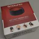 Red Light Therapy for Body, Infrared Light Therapy for Belt Shoulder Waist, Upgraded 3 in 1 LED Beads, 660nm Red Light & 850nm Near Infrared Light Therapy Belt Wrap Timer Remote Control