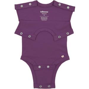 Bottom-Up Baby Bodysuit, Onesie with Top Snaps, As Seen on Shark Tank, 100% GOTS Organic Cotton, Boy/Girl Clothes