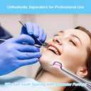1040pcs Dental Spacers for Teeth Dental Orthodontic Separators Bulk Pack Elastic Orthodontic Separator Ties for Dental Care Treatment and Braces Quality Orthodontic Bands