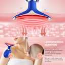 Red-Light-Therapy-for-Face, Facial Massager Wand with 7 Color - Birthday, Christmas, Mothers Day, Valentines Day, Self Care Gifts for Her Women Mom Best Friend Wife Teacher (Blue)
