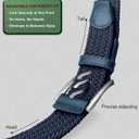 BULLIANT Belt for Men 2Pack,Mens Gift Stretch Braided Web Belt Elastic for Casual Golf Jeans,1 3/8"