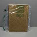 4 Pack Rectangular Woven Placemats, Natural Seagrass Place Mats, 17" x 12", Rattan Wicker Table Mats for Dining Table (Set of 4)