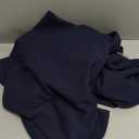 Allegra K Ruffle Sleeve Jumpsuit for Women's Dressy Casual Tie Waist Wide Leg Pants Outfits with Pockets (X-Large, Navy Blue)