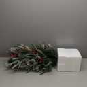 3 Ft Pre-Lit Christmas Tree, Artificial Christmas Trees with Lighting, Xmas Trees with 78 Led Lights, Christmas Decoration for Home, Office, Easy Assembly (Snowman Base-8 Modes-b)