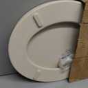 Mayfair Cameron Bone Toilet Seat, Non Slip Heavy Duty Wood, Easy Clean, Made in USA, Round