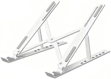 White Laptop Stand, Minimalist & Versatile, Lightweight & Portable
