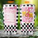 Tumblers Women Cups Checkered Coffee Mama Funny Day For Mothers Modern Simple Simply Handle, Mom Nutrition Facts, Tumbler 20 Oz With Lid And Straw, Best Mom Ever Gifts