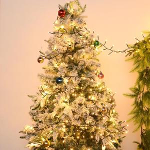 Cluster Lights Christmas 1500 Led Fairy Lights Green Wire 158FT Twinkle Lights with Remote 8 Modes String Lights Timer Plug in Firecracker Fairy Light for Outdoor Valentines Day Decorations,Warm White