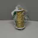 Gold Thin Tinsel Garland Ribbon Glitter Thin Metallic Tinsel Garland Tinsel Wire Christmas Ribbon for Christmas Tree Wrapping Birthday Family Party Wedding Decorations