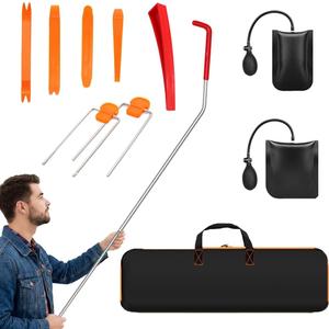 Car Tool Kit Set, 68-Inch Stainless Steel Grabber with Storage Bag