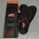 Running Athletic Shoe Insoles Men Women - Sport Insole - Shock Absorption Inserts - Walking Hiking Hockey Tennis Basketball - Orthotic Comfort Cushions Inserts Sneakers, M (Men 9-10.5/Women 10-11.5), Black